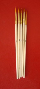 PĘDZEL OKRAGŁY SYNTETYK NR 1-5