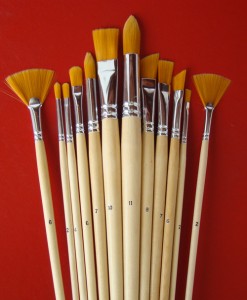 ZESTAW 12 PĘDZLI SYNTETYKI RENESANS