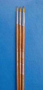 Pędzle okrągłe firmowe Renesans precyzyjne długa rączka nr 8