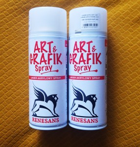LAKIER AKRYLOWY SPRAY MAT - 400 ML RENESANS