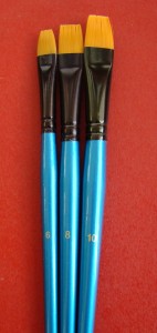 PĘDZEL PŁASKI SYNTETYK NR 8