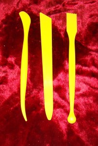 SZPATUŁKI DO MODELOWANIA - 3 ELEMENTY