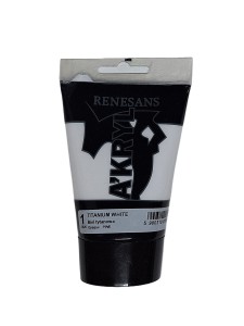 Renesans A'KRYL 100 ml - Biel tytanowa - nr 1 