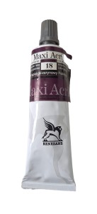 FARBA AKRYLOWA Maxi Acril - 60 ML RENESANS - KRAPLAK ALIZARYNOWY FIO- NR 18