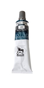 FARBA AKRYLOWA Maxi Acril - 60 ML RENESANS - ULTRAMARINA ZIELONA - NR 46