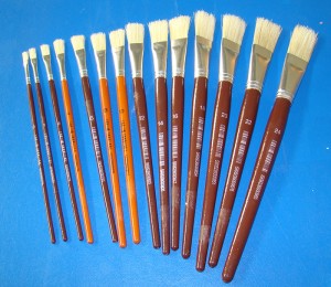 PĘDZEL SZCZECINA PŁASKI PRECYZYJNY NR 14