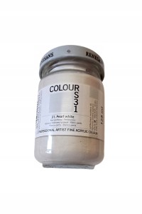 FARBA AKRYLOWA COLORS - 125 ML RENESANS - BIEL PERŁOWA - NR 31 - METALICZNA