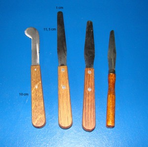 SZPACHELKI DO CERAMIKI KOMPLET - 4 SZT.